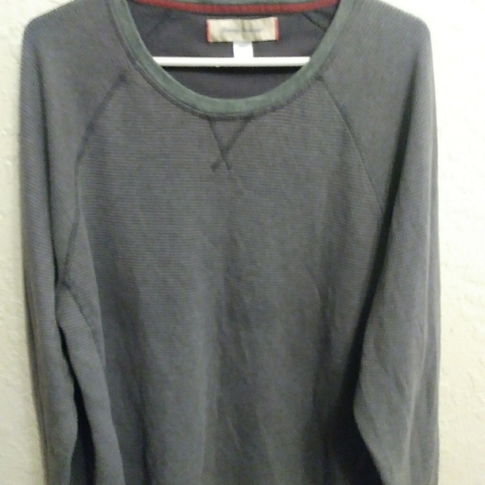 Tommy Bahama long sleeve waffle shirt